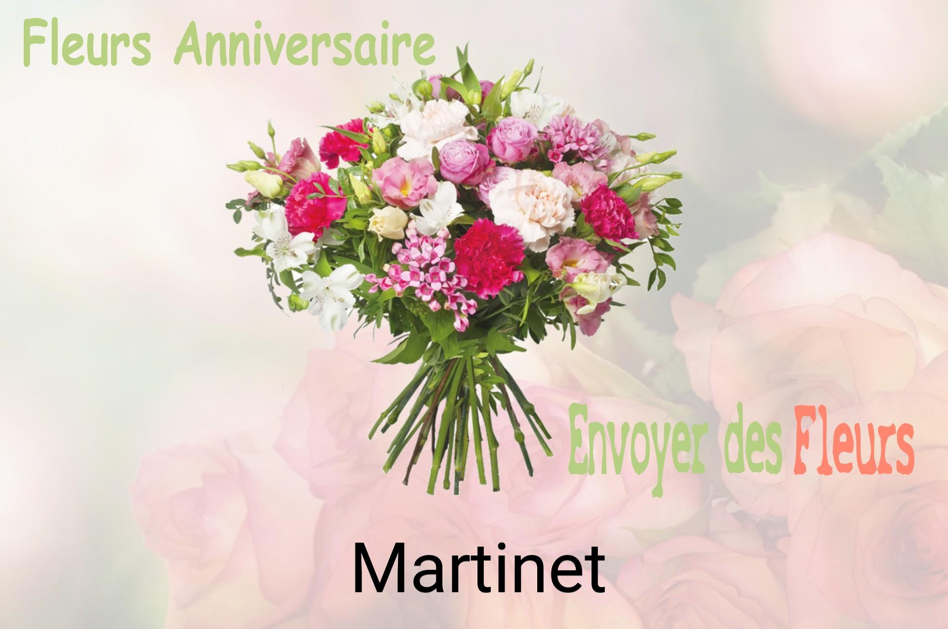 Bouquet de fleurs d’anniversaire livré à Martinet