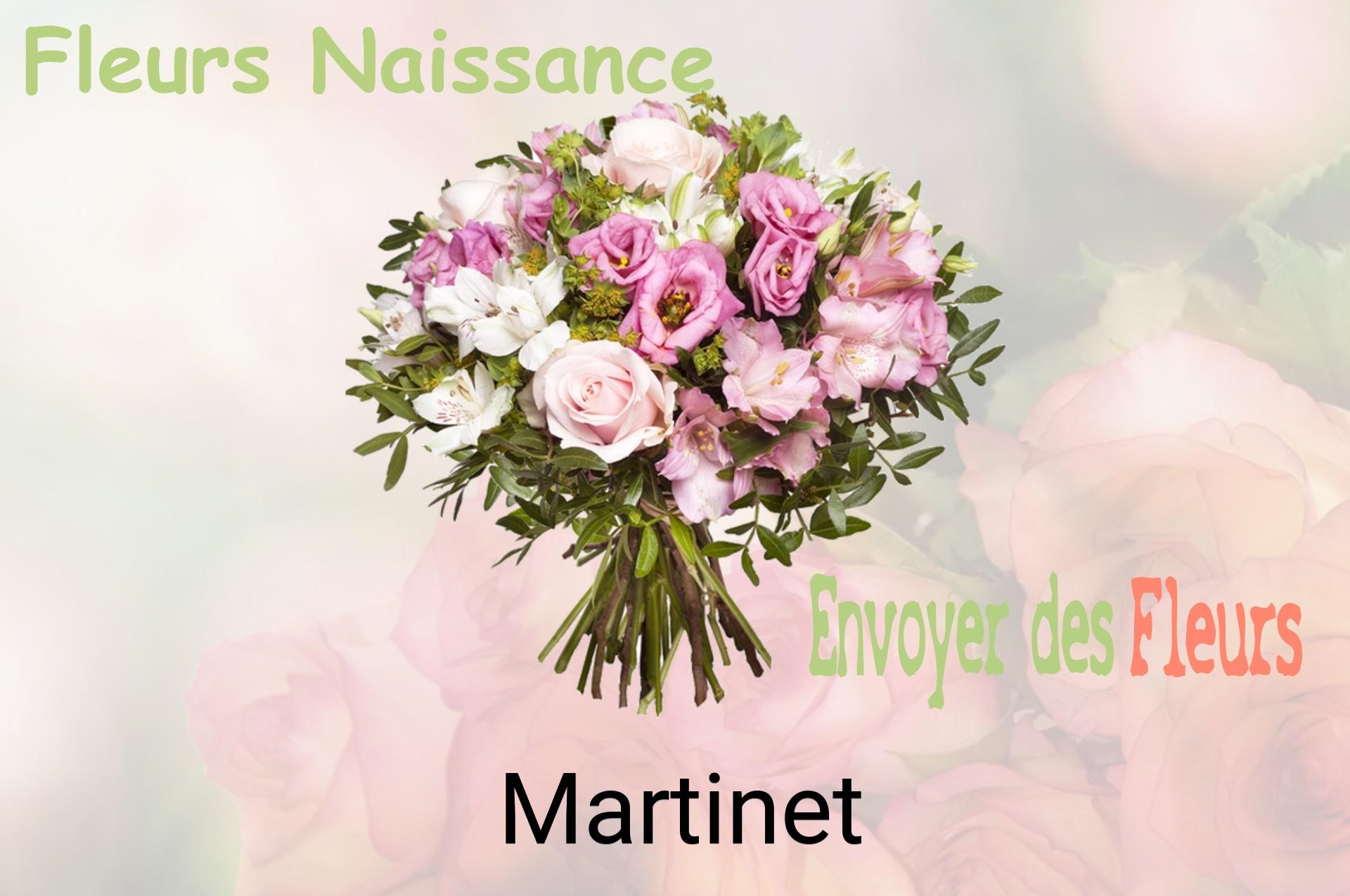 Bouquet de fleurs de naissance livré à Martinet